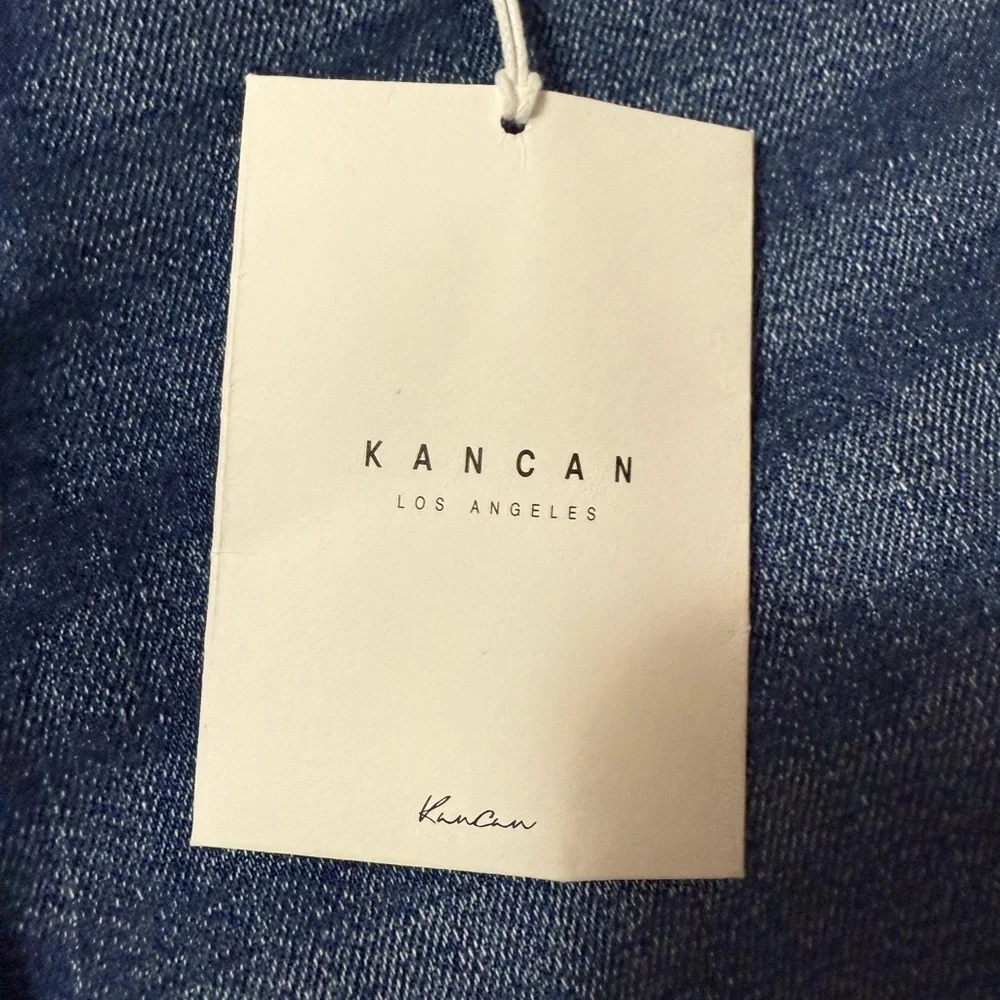 KanCan high rise Women's Classic Blue Jean Shorts - Picture 7 of 9